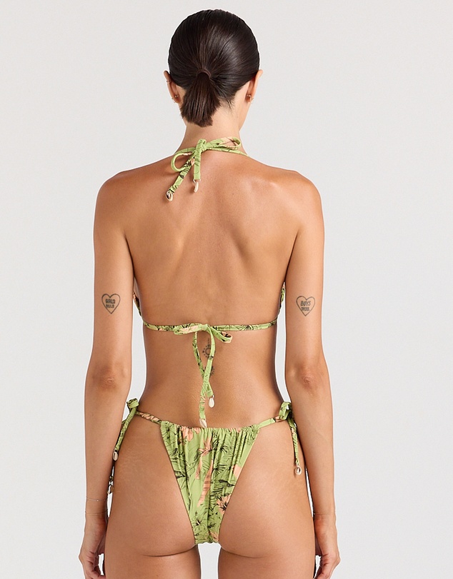 Poolside Paradiso - Tropico Slide String Tie Bikini Bottom - Margarita