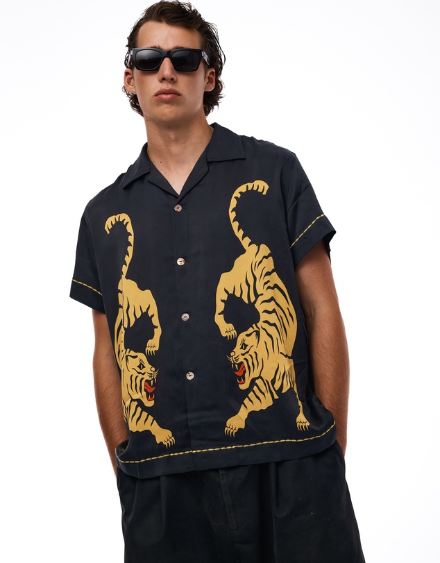 THE TALES - Crouching Tiger Silk Shirt