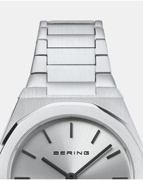 Bering - Ladies Classic Polished 32mm Silver Strap Watch