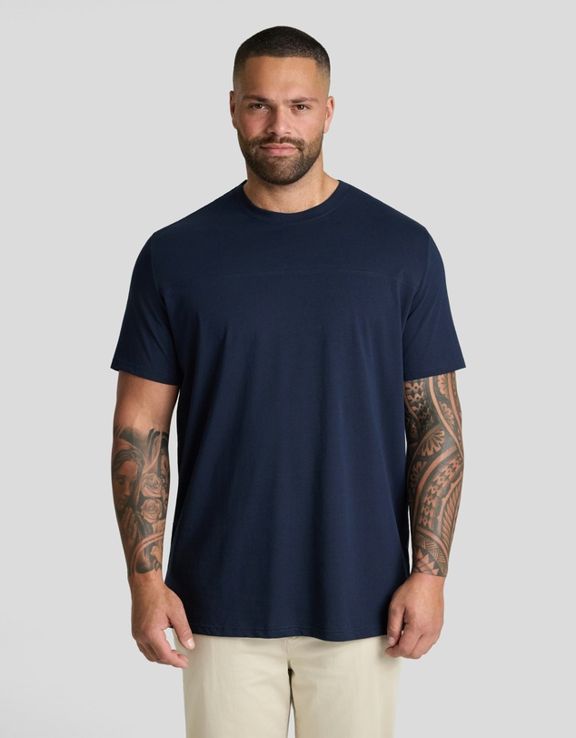 Johnny Bigg - Essential Longline Panel Tee