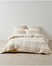 Linen House - Vintage Wide Stripe European Pillowcase