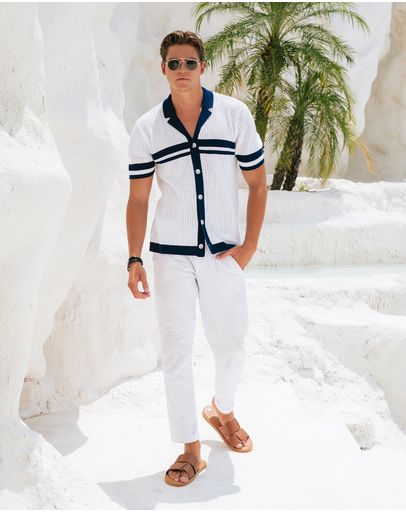 White/Navy