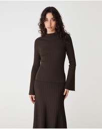 Forcast - Nevaeh Bell Sleeve Knit
