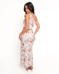 Petal & Pup - Acaia Skirt Set - Red Floral