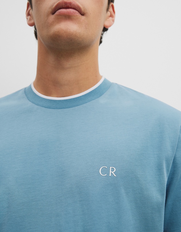 Country Road - Australian Cotton Cr Logo Tipped T-shirt