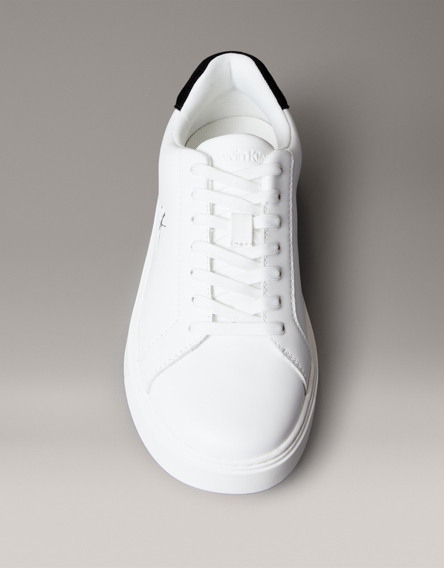 Calvin Klein - Leather Signature Logo Trainers