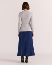Staple the Label - Marlow Ribbed Polo Top