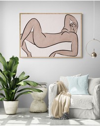 Inka Arthouse - Pink Nude by Henri Matisse Art Print