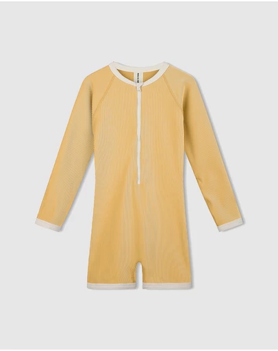 Zulu & Zephyr Mini - Mini Stripe Rib Surf Suit - Kids