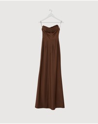 Revibe - Repaired CHANCERY Jada Strapless Corset Maxi Dress - AU 6
