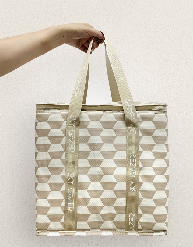 Sky Gazer - Insulated Freezer Shopping Bag - Taupe