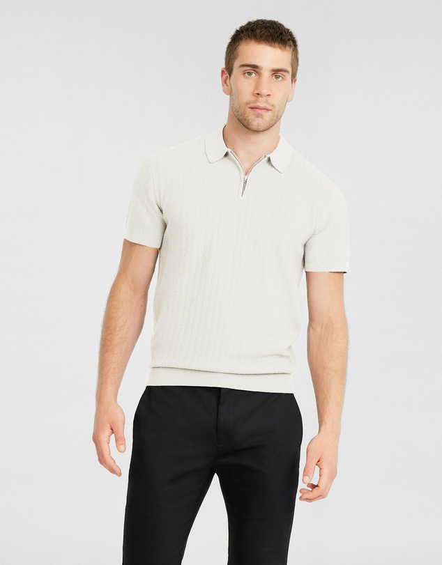 Tarocash - Darius Zip Knit Polo
