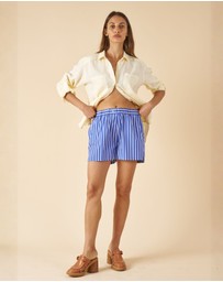CAMIXA - Shoshana Striped Shorts