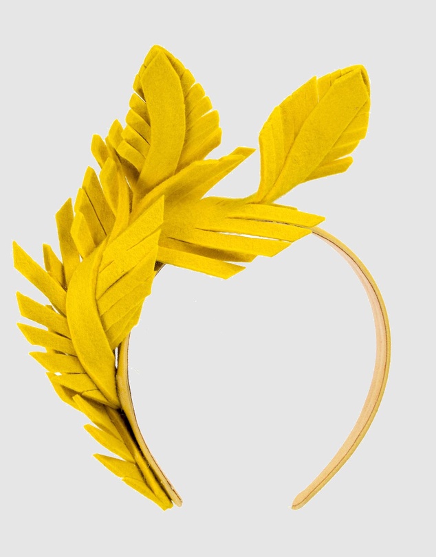 Max Alexander - Felt Leaf Fascinator