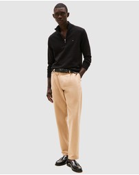Tommy Hilfiger - Half-Zip Mock Turtleneck Jumper