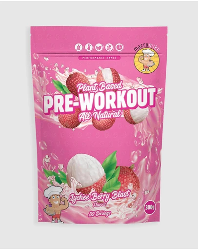 Macro Mike - Lychee Berry Pre Workout - 300g
