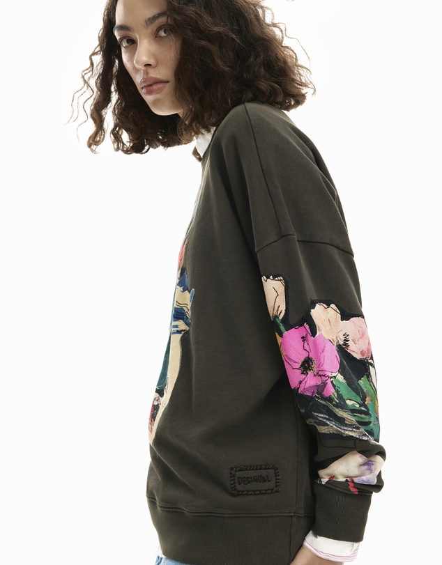 Desigual - Collage drawing sweatshirt