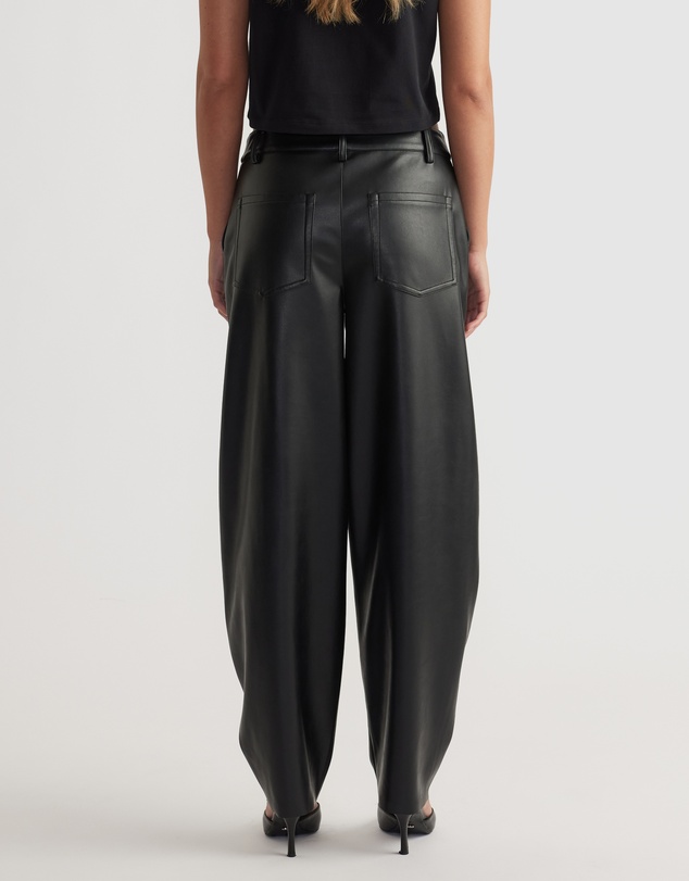 Decjuba - Natalie Polyurethane Barrel Pants