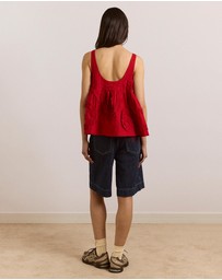 Damson Madder - Stella Ruffle Cami