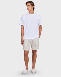 Academy Brand - Stripe Riviera Linen Short