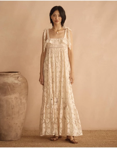 AUR OCEA - Lace Slip Dress
