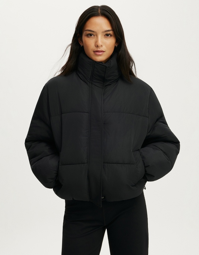 Cotton On Body Active - The Mother Puffer Funnel Neck Jacket