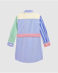 Polo Ralph Lauren - Striped Cotton Poplin Fun Shirtdress - Babies-Kids