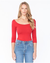 Amelius - Ruby Three Quarter Sleeve Top