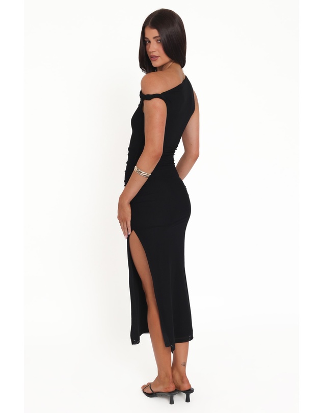 Petal & Pup - Sandria Off Shoulder Maxi Dress - Black