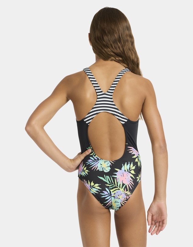 Roxy - Girls 4 to 16 Roxy Active One Piece Swimsuit