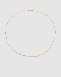 Elli Jewelry - Necklace Crystal Circle 925 Sterling Silver Gold-Plated