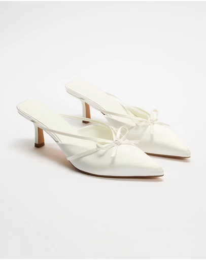 Atmos&Here - Talara Satin Bow Heels