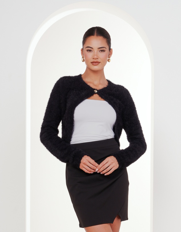 Pilgrim - Minxy Fluffy Knit Bolero