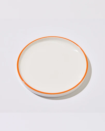 House of Nunu - Biggie Melamine Plate in Tangerine