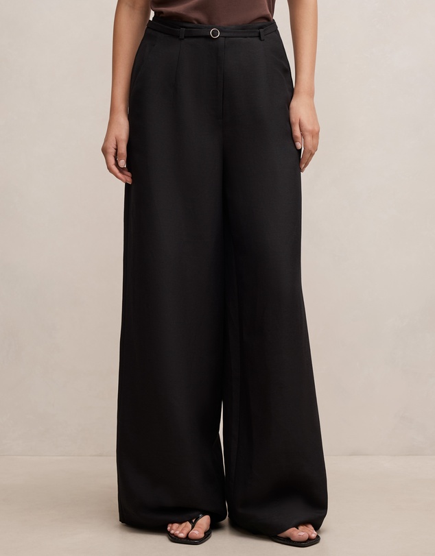 Forever New - Matilda Linen Blend Wide Leg Pants
