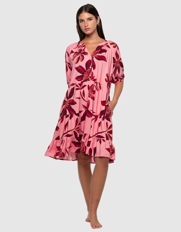 Nip Tuck Swim - Solstice Corrimal One Size Maxi Dress