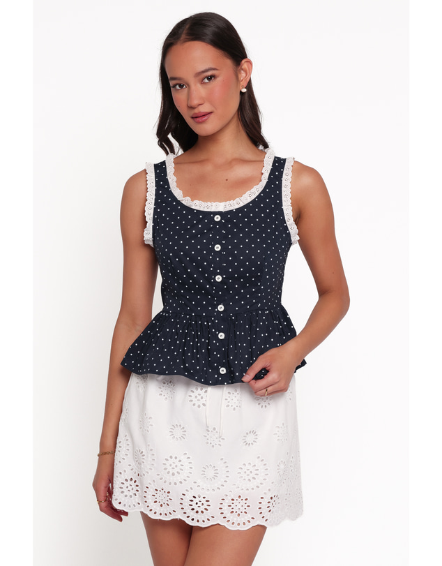 Petal & Pup - Maxima Mini Skirt - White Broderie