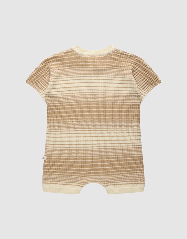 Kynd Baby - Knit Slouchy Romper in Mocha