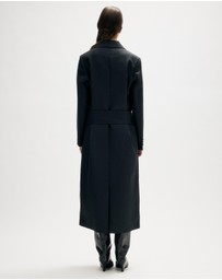 Minima Esenciales - Iver Wool Blend Belted Coat