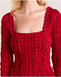 Damson Madder - Raphaela LS Mini Dress