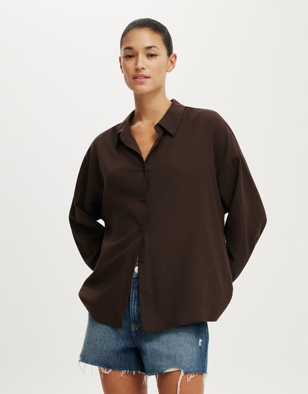Cotton On - Haven Relaxed Long Sleeve Shirt