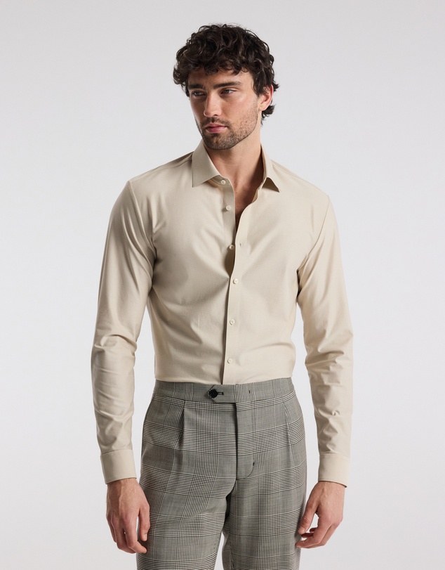 Calibre - Precision Stretch Twill Shirt Natural