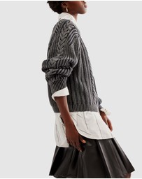 Free People - Frankie Cable Sweater