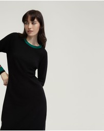 Oxford - Bridgette Contrast Trim Knit Dress