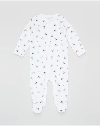 Polo Ralph Lauren - Polo Bear Cotton Coverall - Babies