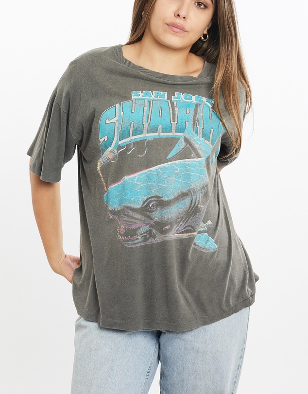 Vintage by The Real Deal - Pre Loved - Vintage 90s NHL San Jose Sharks Tee