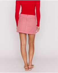 MINKPINK - Freya Stripe Mini Skirt