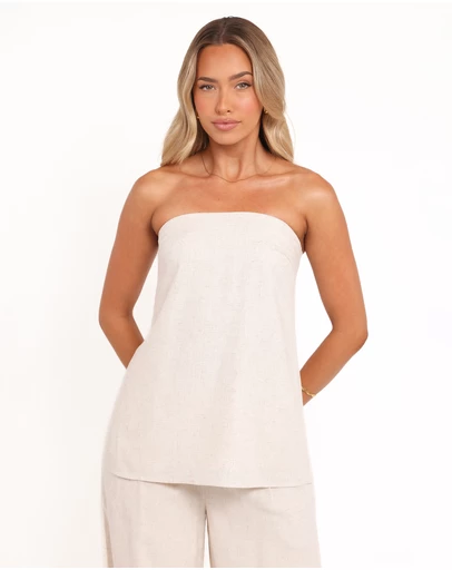 Petal & Pup - Rosemarie Strapless Top - Oatmeal