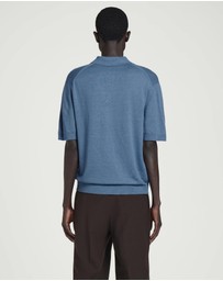 COS - Knitted Linen Polo Shirt