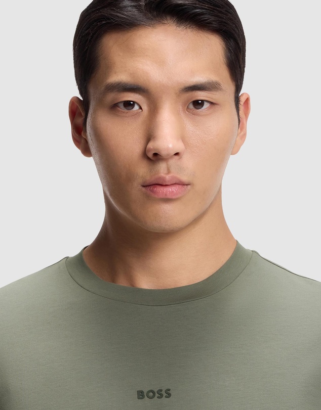 BOSS - Layered Logo Print Relaxed T-Shirt